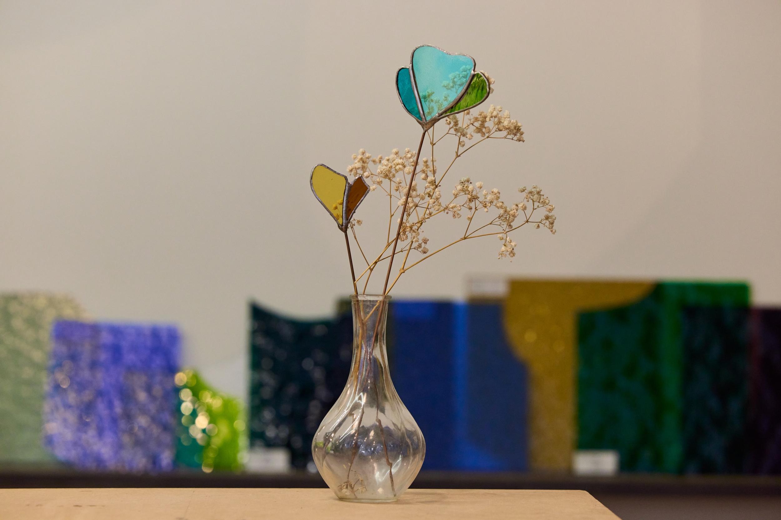 Réalisez votre fleur en vitrail Tiffany