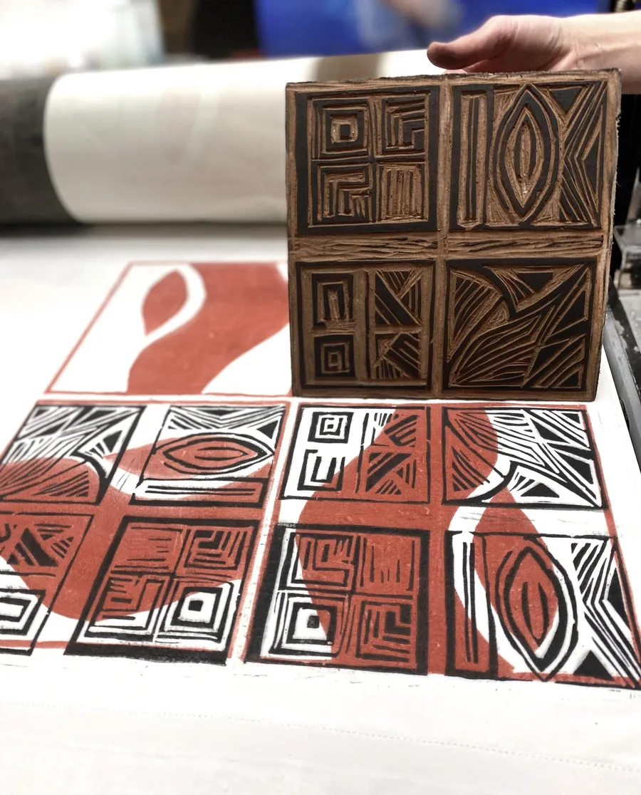 Découvrez l'art du block print avec Annabel - Afbeelding nr. 1 - Wecandoo