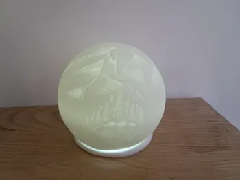 Gravez votre petit luminaire en porcelaine