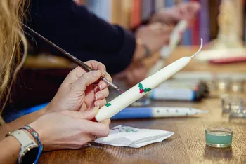 Décorez vos chandelles artisanales