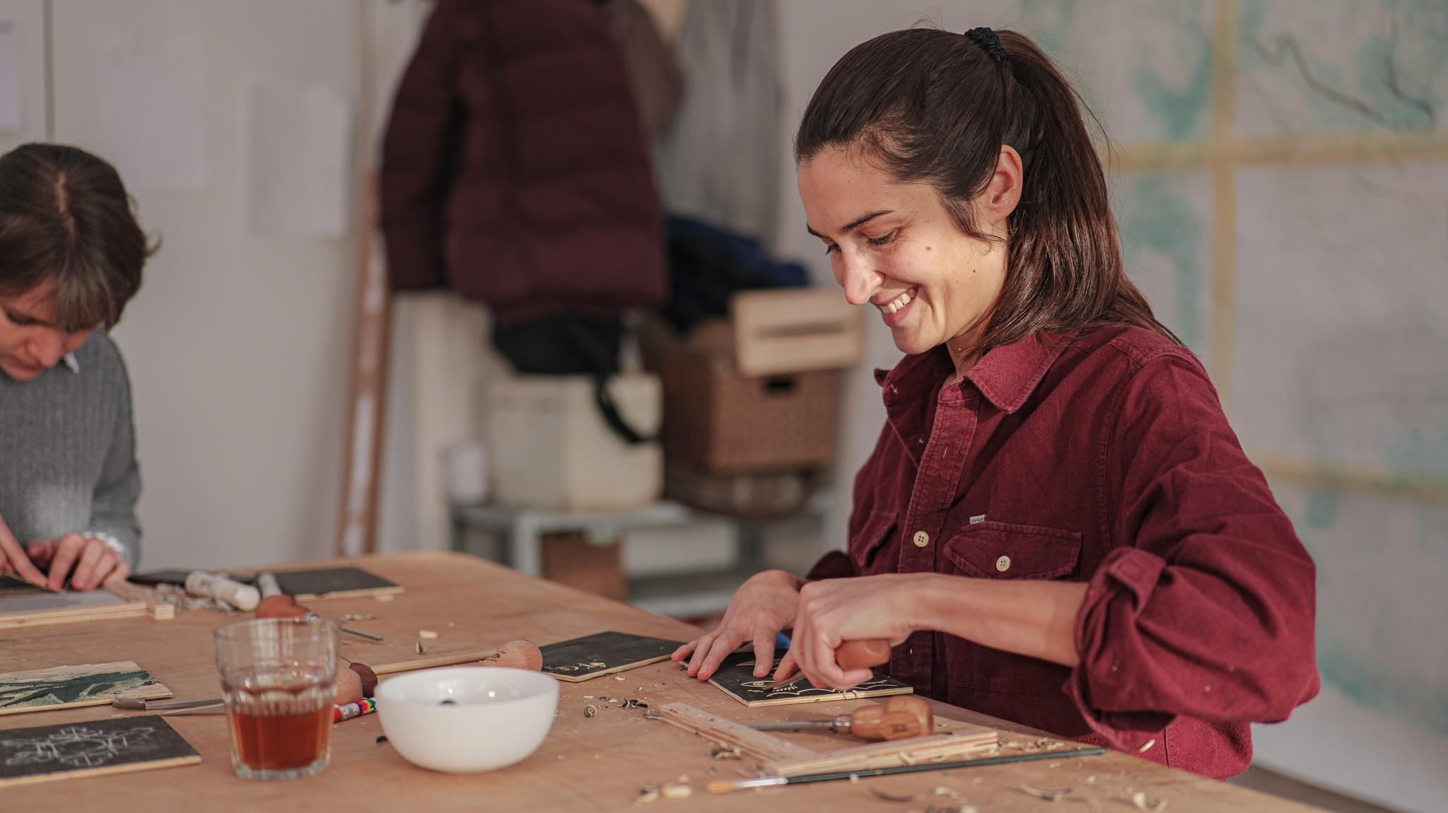 Découvrez la gravure sur bois ou lino avec Juliette - Image n°4 - Wecandoo