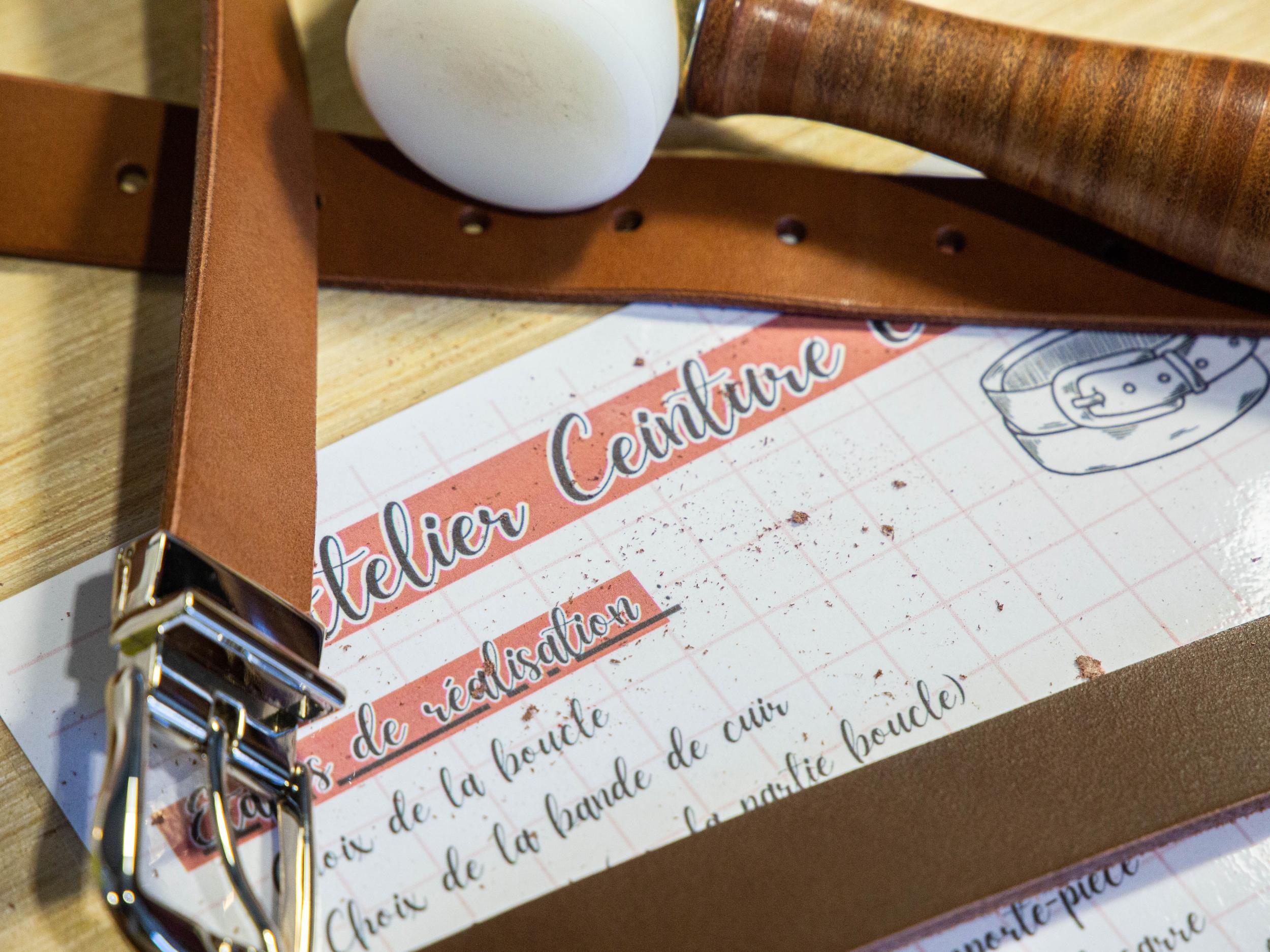 Réalisez votre ceinture en cuir avec Vivien - Image n°7 - Wecandoo