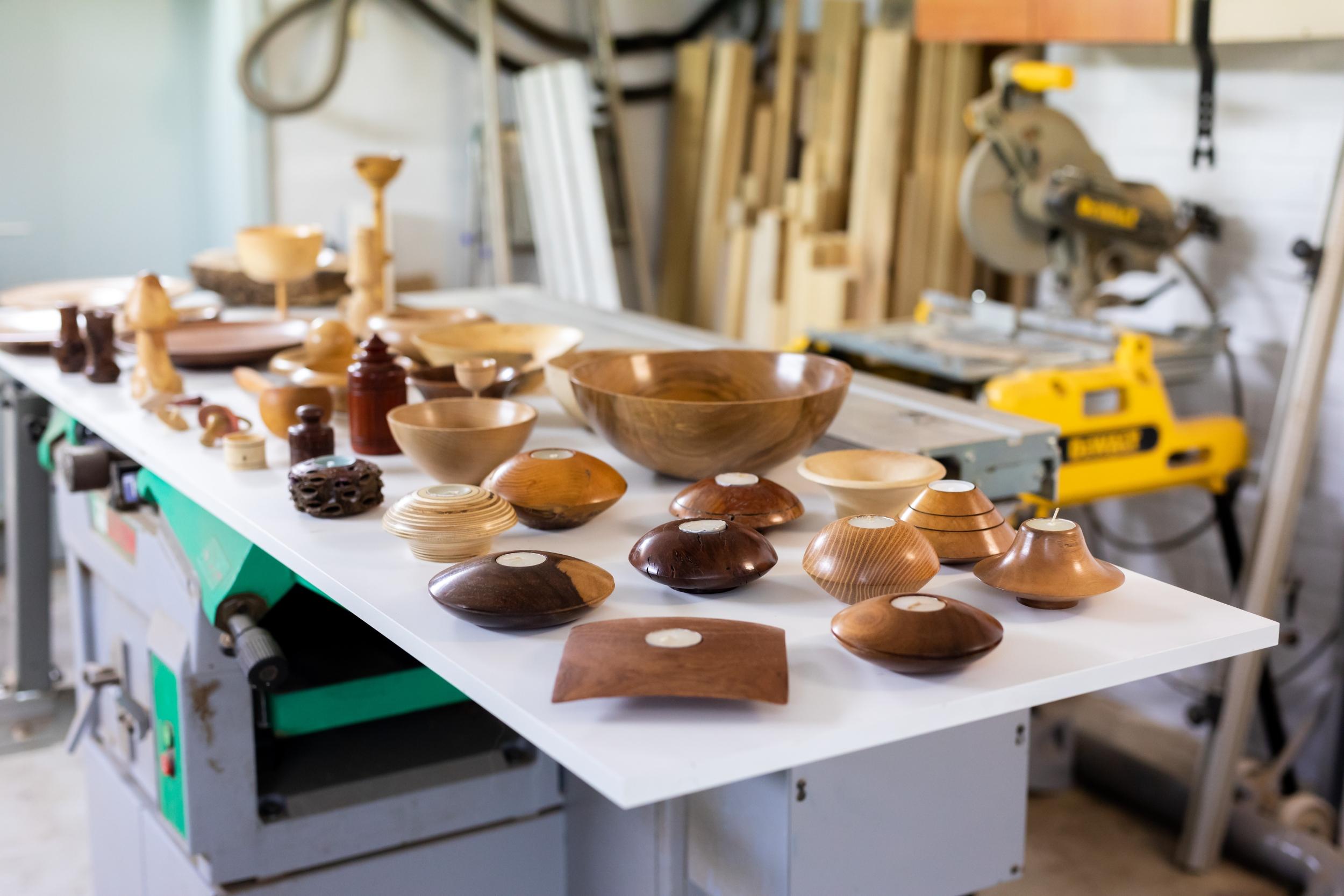 Craft your own wooden candlestick