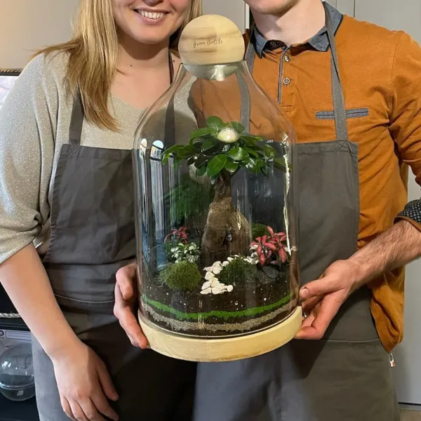 Composez votre terrarium à 4 mains