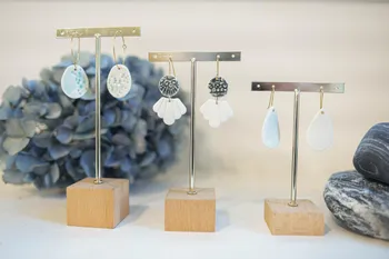 Créez vos boucles d'oreilles en porcelaine