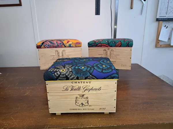 Créez votre pouf à partir d'une caisse de bois