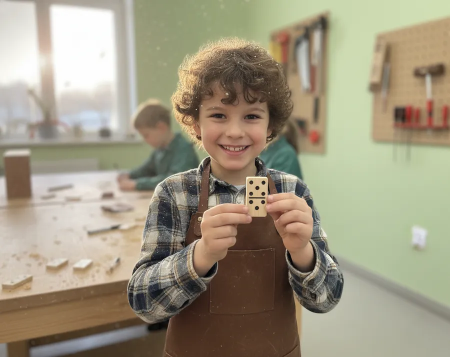 Réalise ton set de 28 dominos en bois avec Morgan, Nel et leur équipe - Image n°1 - Wecandoo