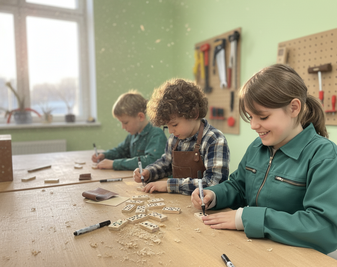 Réalise ton set de 28 dominos en bois avec Morgan, Nel et leur équipe - Image n°3 - Wecandoo