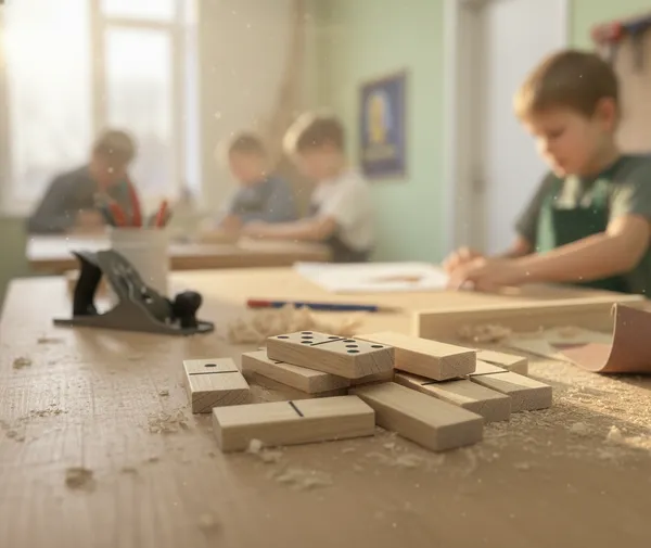 Réalise ton set de 28 dominos en bois avec Morgan, Nel et leur équipe - Image n°4 - Wecandoo