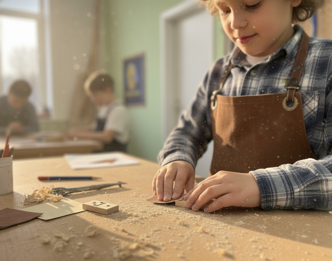 Réalisez votre set de dominos en duo avec votre enfant, accompagnés par Morgan, Nel et leur équipe - Image n°4 - Wecandoo