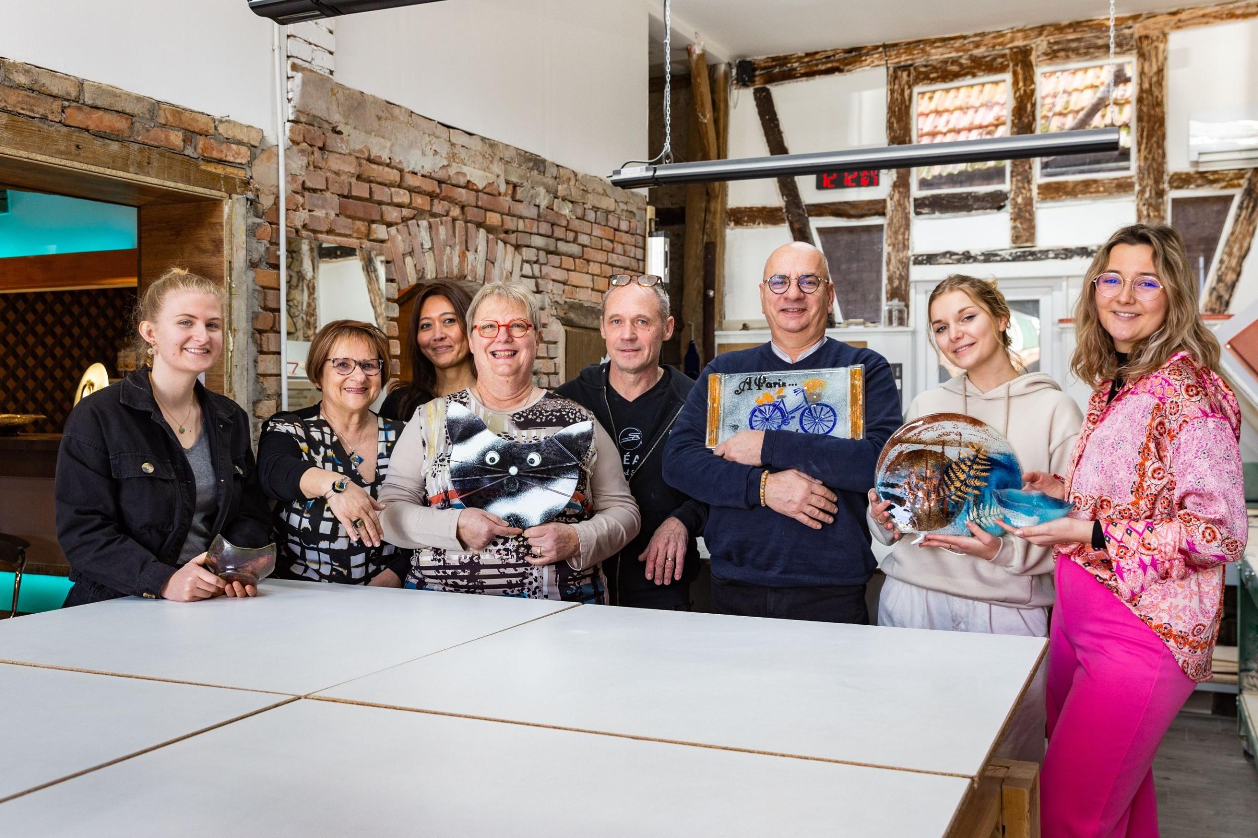 Réalisez votre œuvre en verre fusing autour d’un apéro avec Bernard et Virginie - Image n°4 - Wecandoo