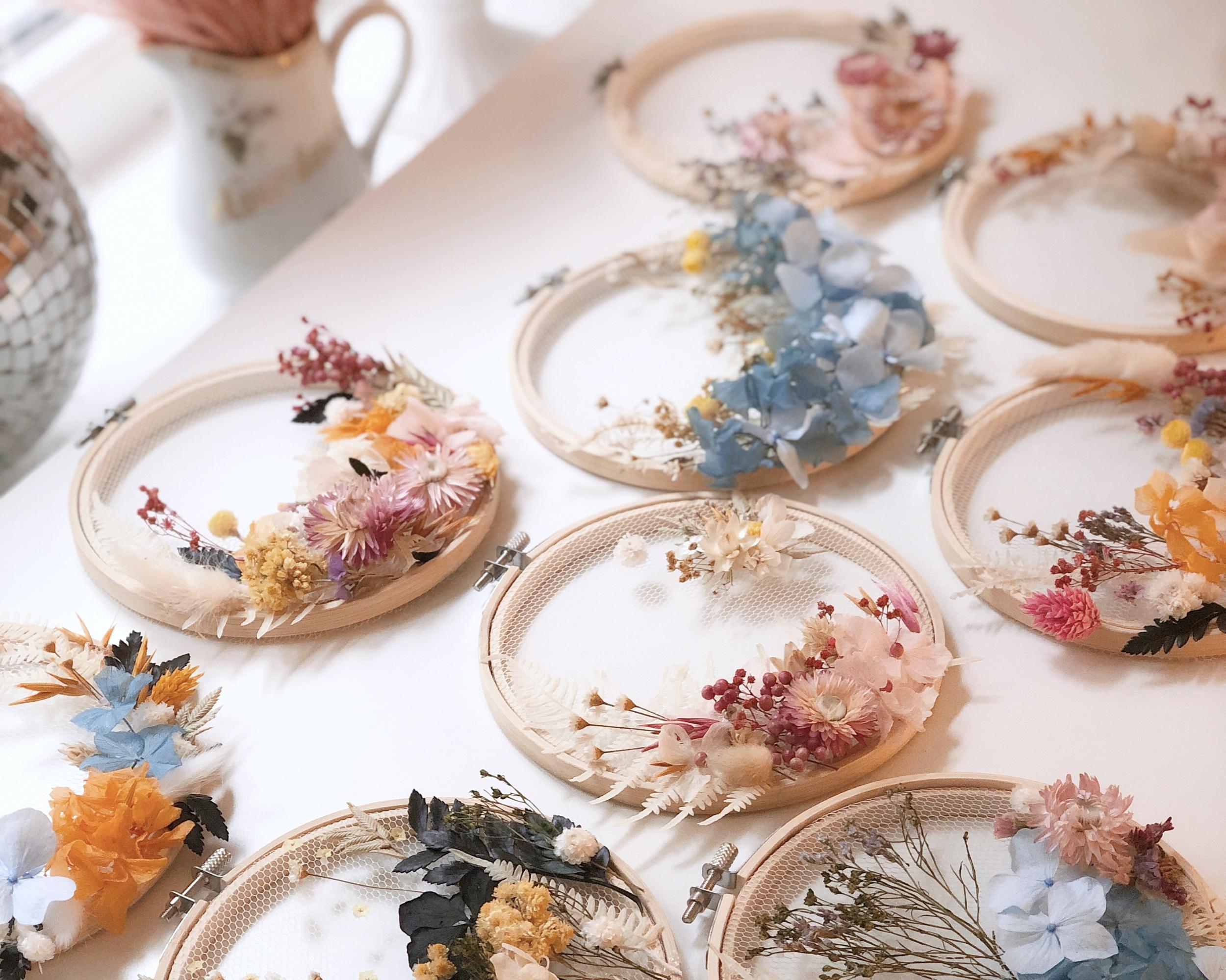 Réalisez une création en fleurs séchées sur tulle à Strasbourg