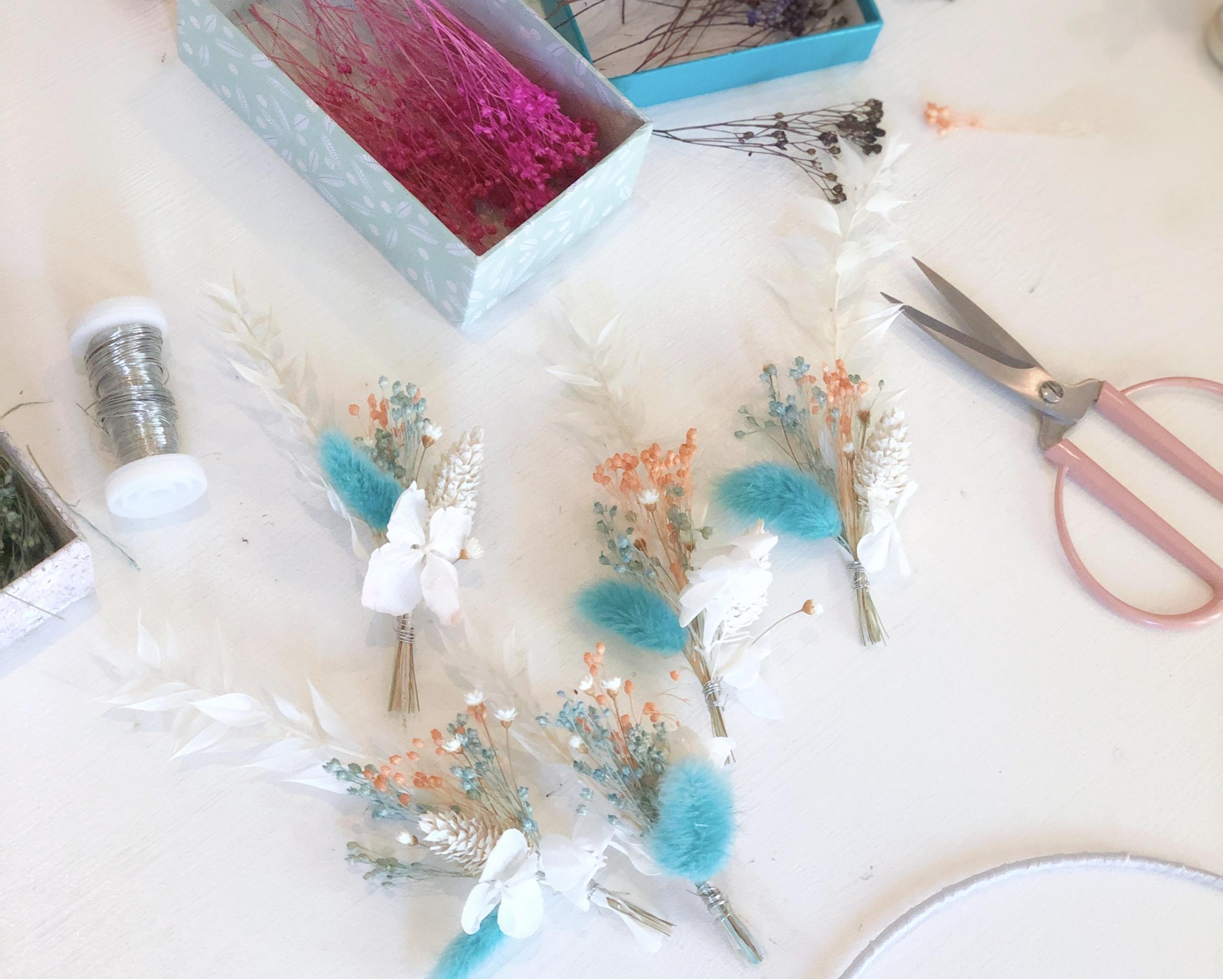 Réalisez votre couronne de fleurs séchées avec Amandine - Image n°3 - Wecandoo