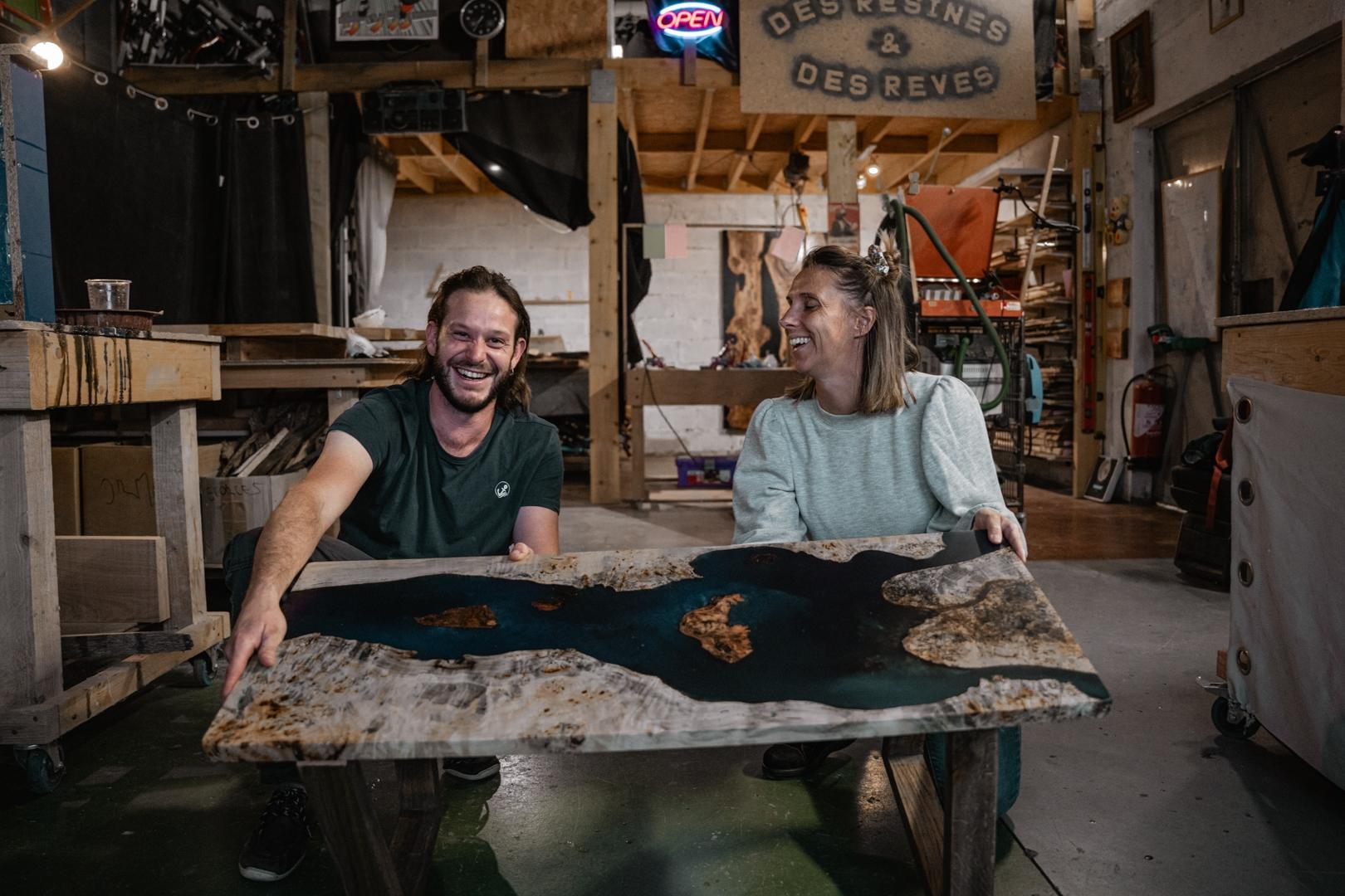 Réalisez votre table basse design en résine époxy avec Anael - 2J - Image n°3 - Wecandoo