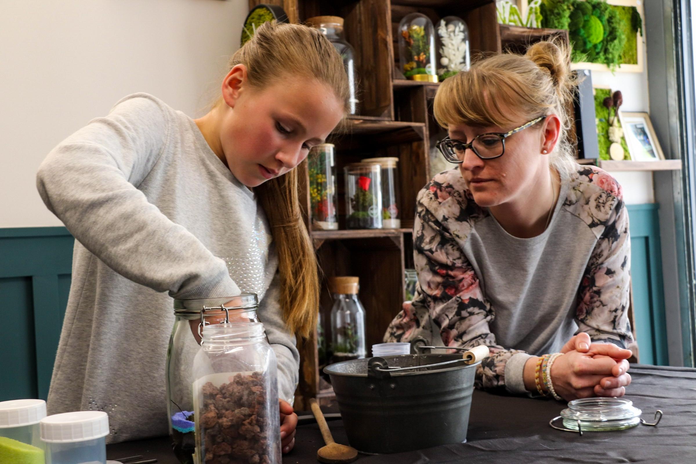 Réalisez votre terrarium en duo avec votre enfant