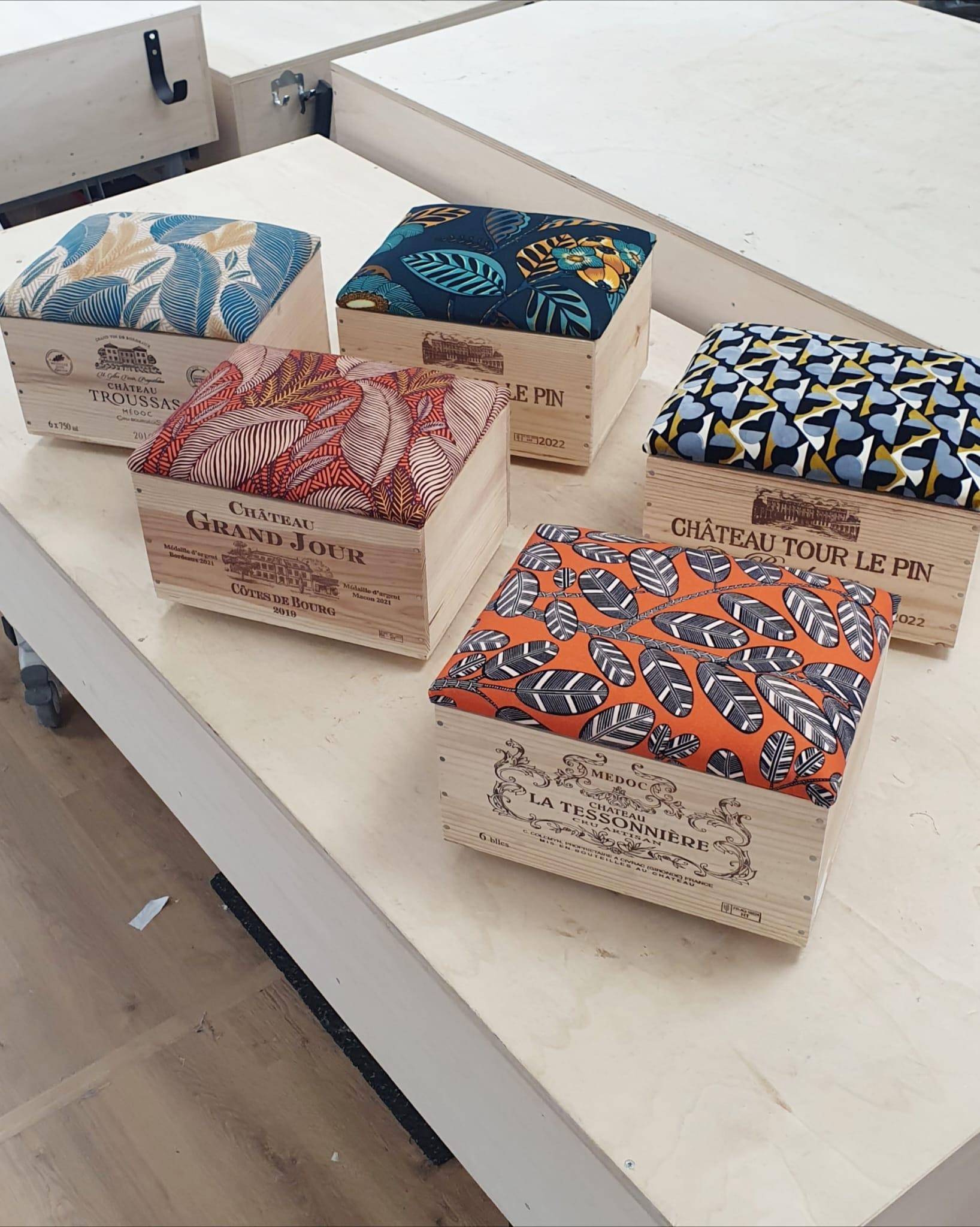 Transformez une caisse de vin en un pouf unique - Afbeelding nr. 8 - Wecandoo