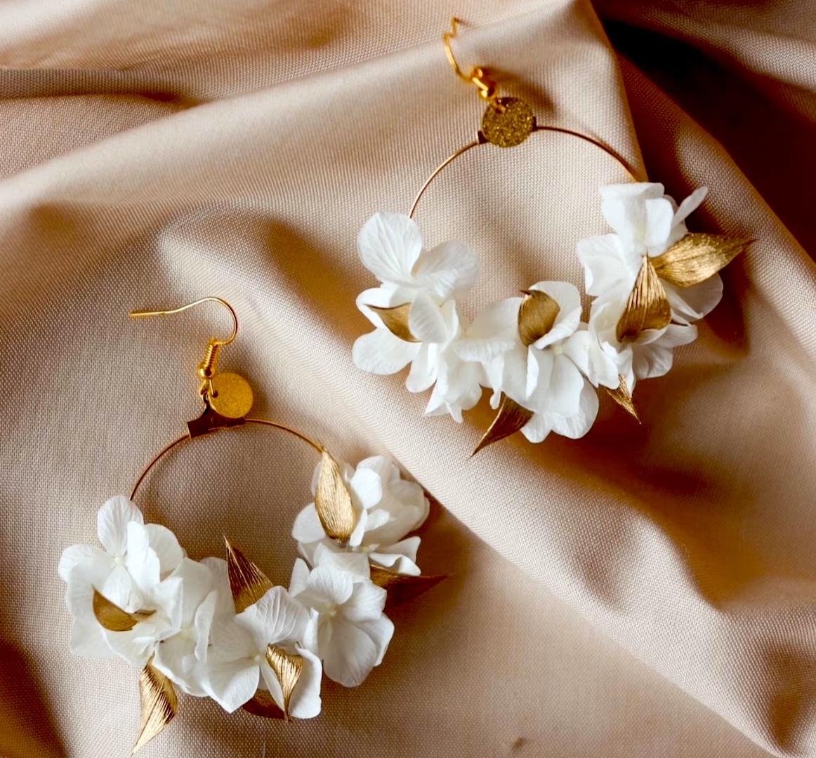 Créez vos boucles d'oreilles en fleurs séchées avec Clémence - Afbeelding nr. 7 - Wecandoo