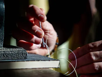 Reliez votre carnet marbré