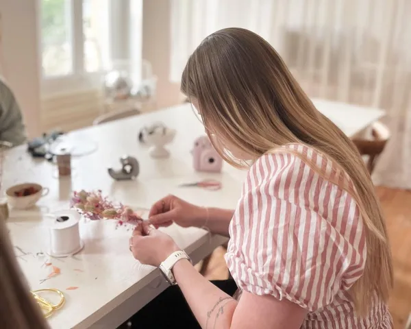 Réalisez votre couronne de fleurs séchées avec Amandine - Image n°4 - Wecandoo