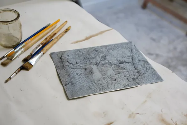 Découvrez la gravure à l’eau-forte sur métal aux côtés de Youmi, Paul, Franc et Marina - Afbeelding nr. 2 - Wecandoo