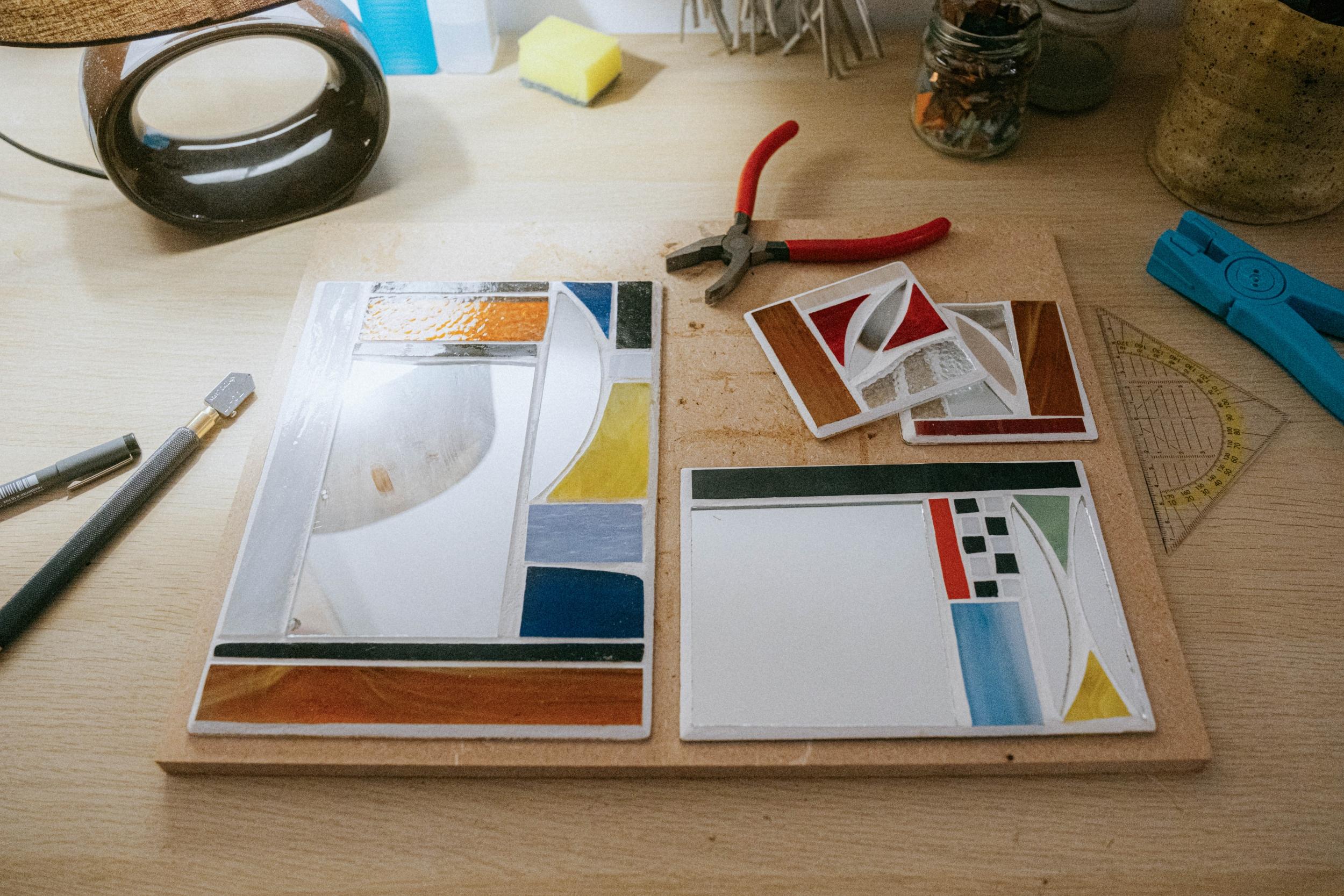 Découvrez le vitrail mosaïque