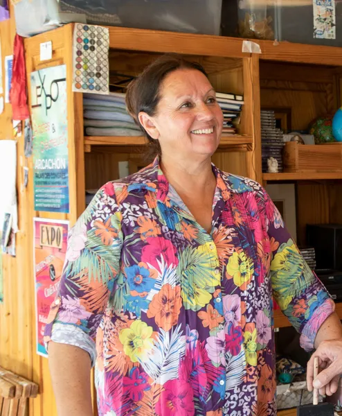 Evelyne : Peintre sur Soie à Bassin d'Arcachon