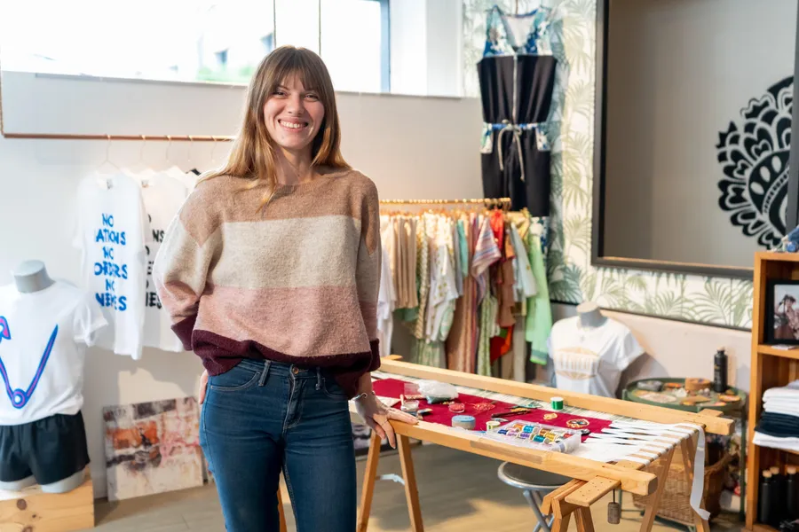 Roxane : Designer textile et brodeuse à Bordeaux