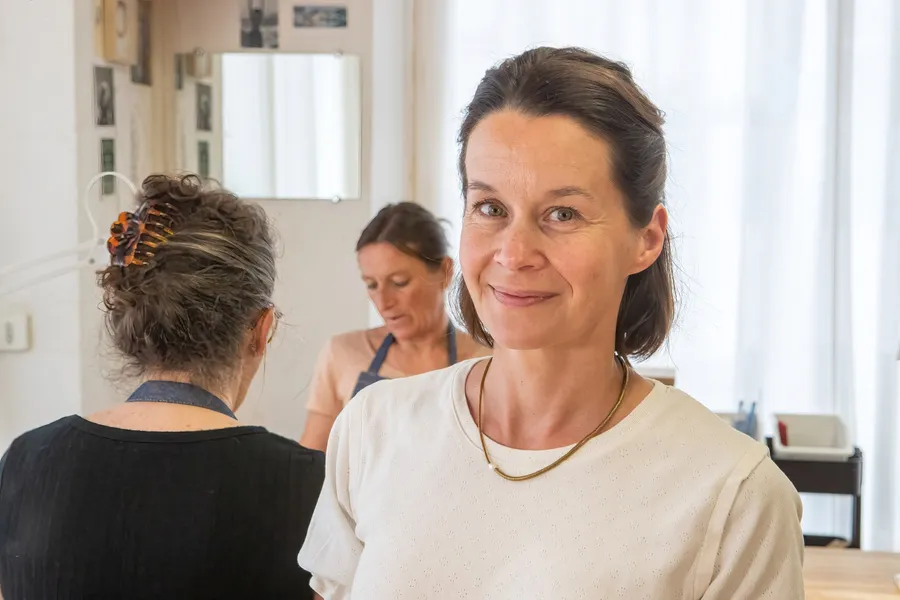 Delphine : Mosaïste à Biarritz