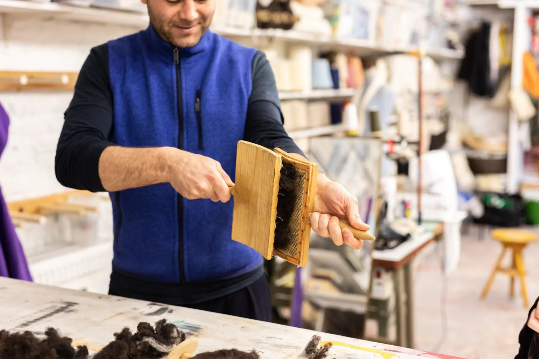 Initiez-vous au travail de la laine de la fibre à la bobine - Image n°2 - Wecandoo