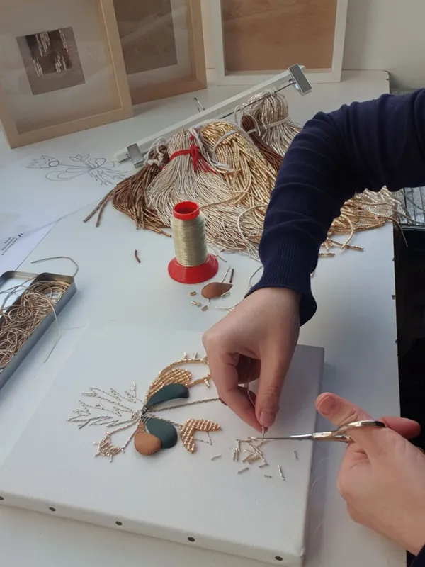Wecandoo - Brodez votre herbier au fil d'or