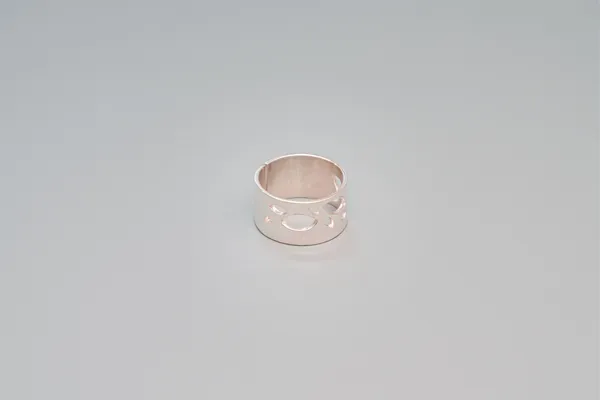 Wecandoo - Fabriquez votre bague repercée en argent