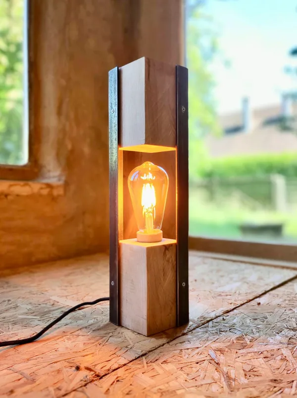 Wecandoo - Fabriquez votre lampe en bois