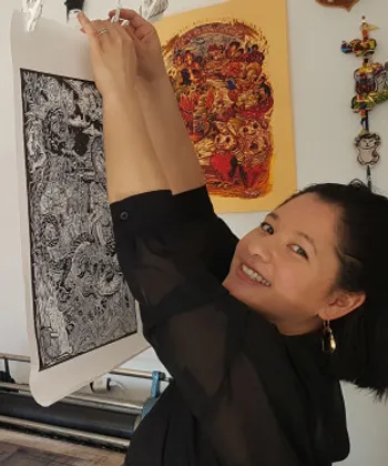 Flore: Artisan Graveuse in Strasbourg