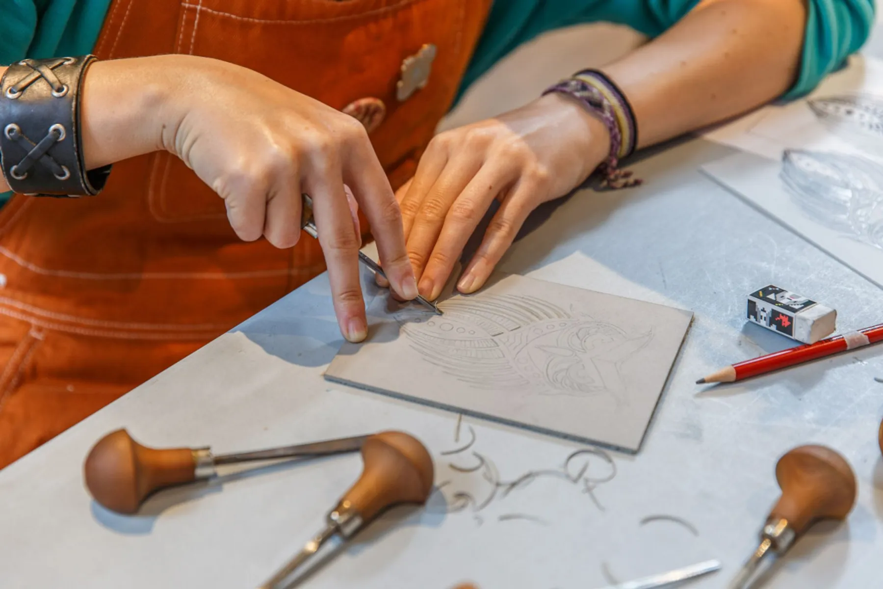 Initiez-vous à la linogravure avec Léa - Image n°2 - Wecandoo