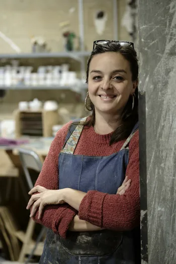 Mélanie: Vitrailliste in Villeurbane