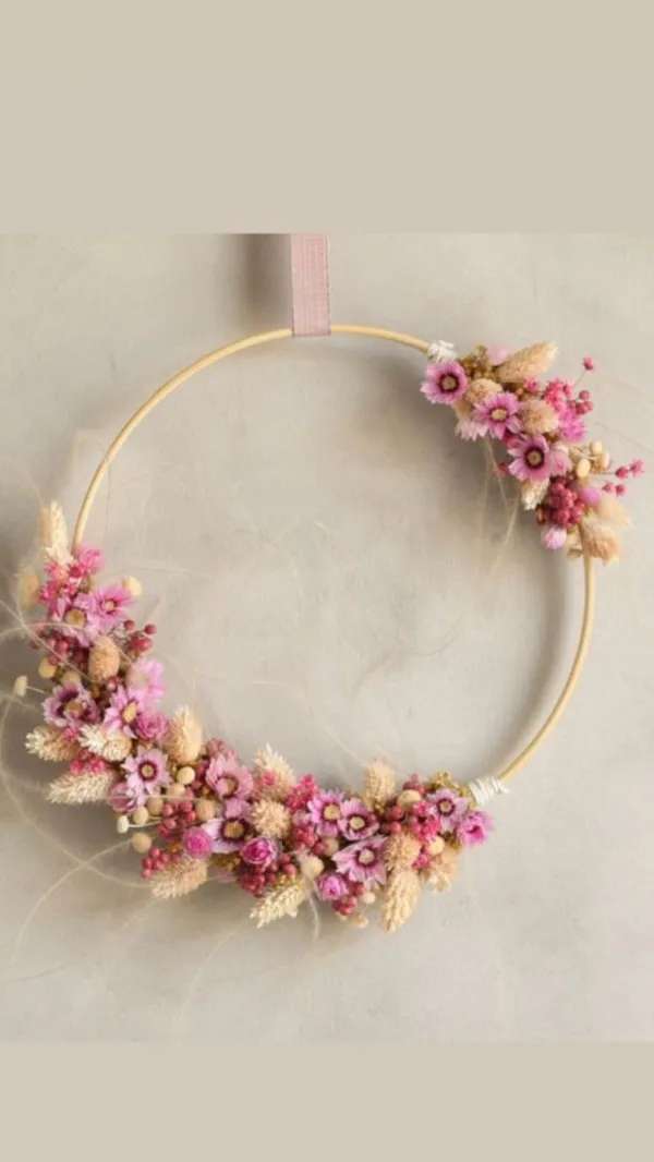 Wecandoo - Créez votre couronne de fleurs séchées