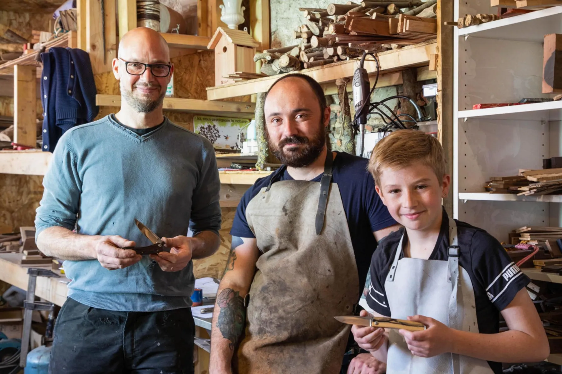 Réalisez votre couteau pliant en duo avec votre enfant - Image n°4 - Wecandoo