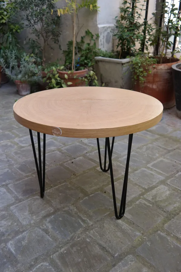 Wecandoo - Fabriquez votre table basse circulaire en bois