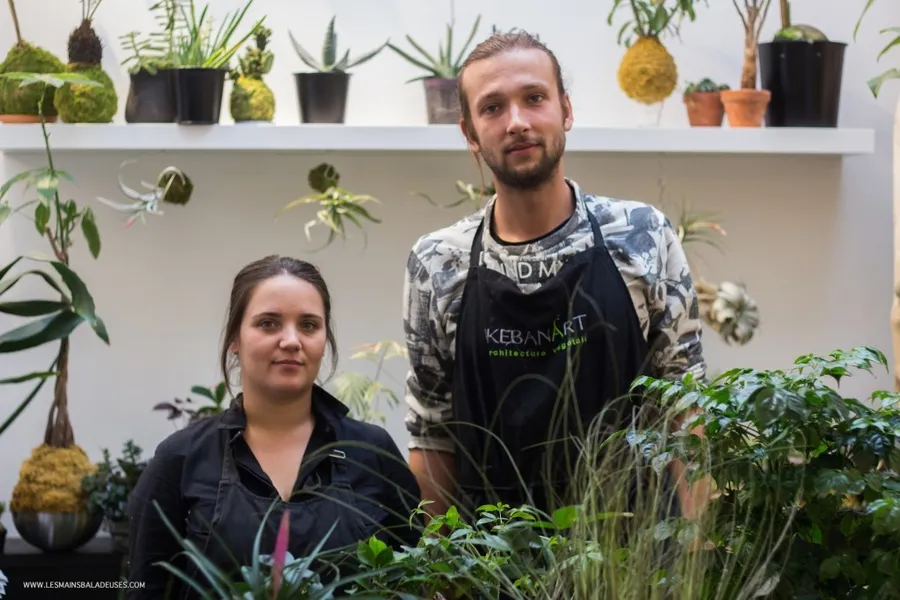 San, Eugénie et Gwenaël : Designers Végétal à Paris