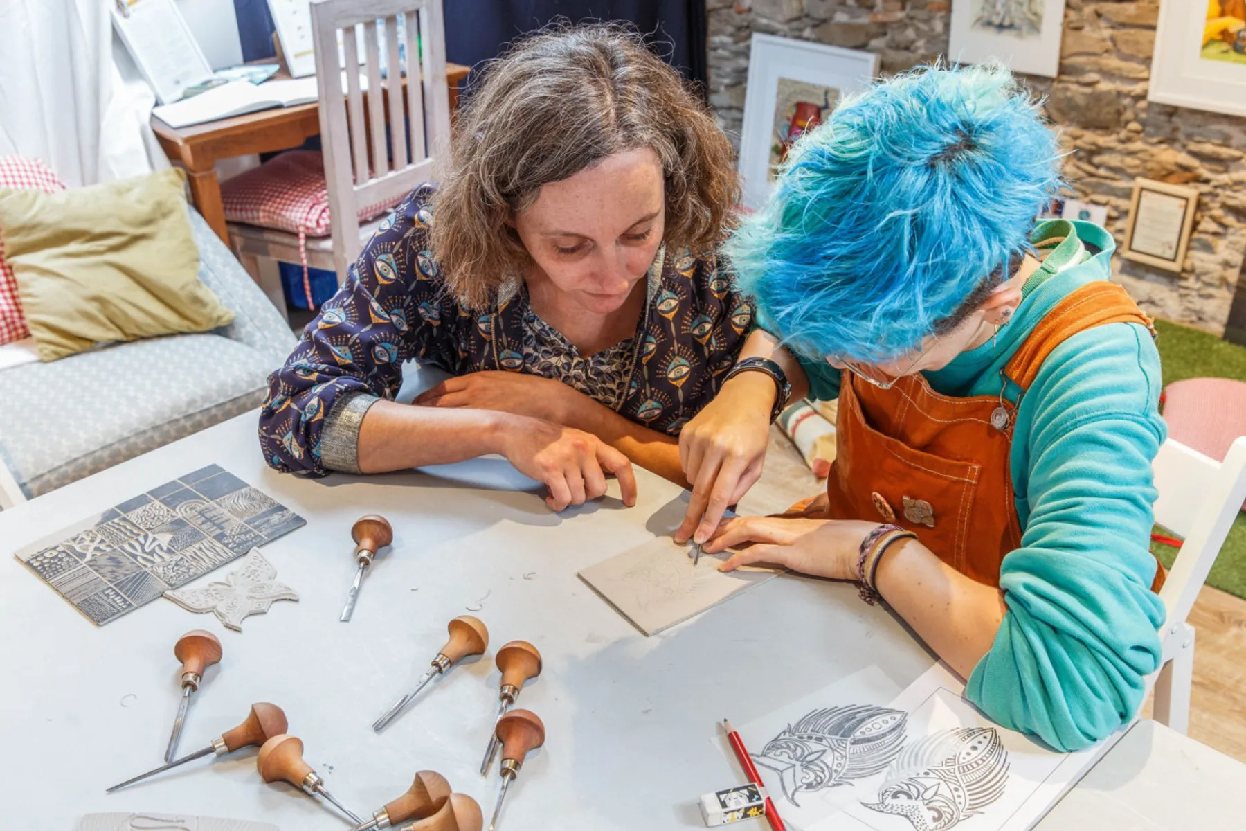 Initiez-vous à la linogravure avec Léa - Image n°1 - Wecandoo