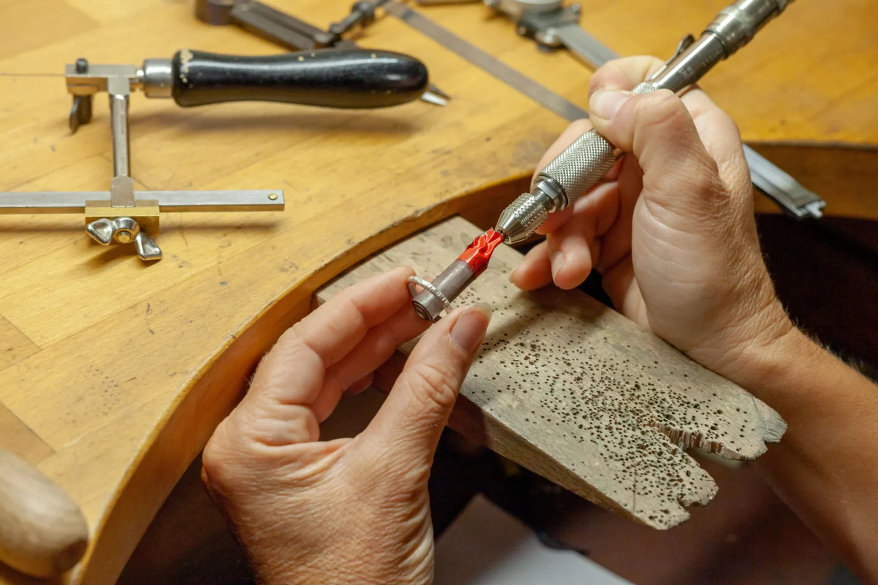 Réalisez votre bague en argent texturé - Afbeelding nr. 1 - Wecandoo