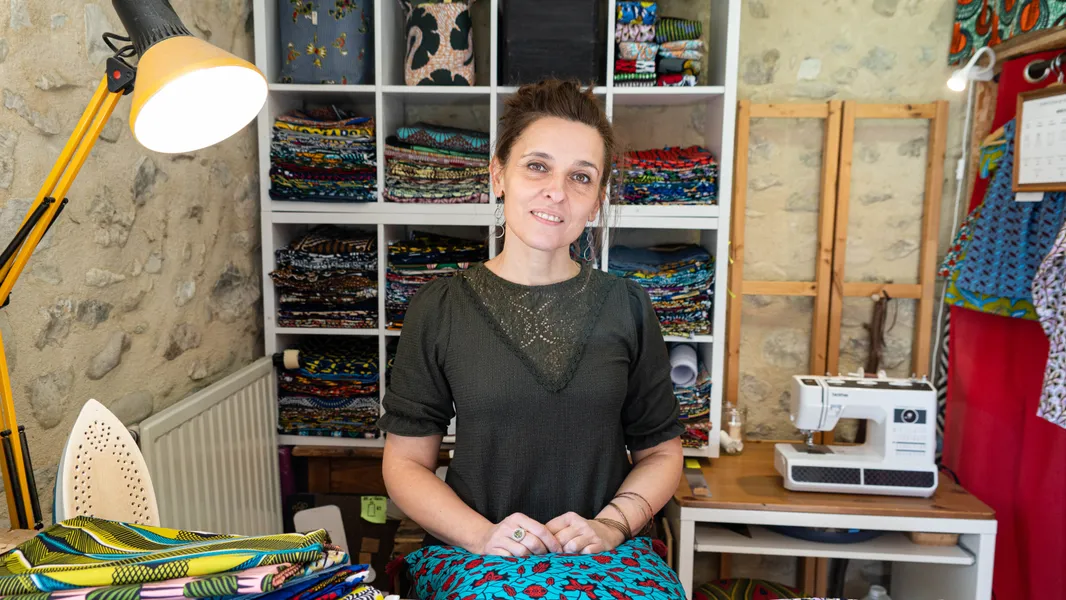 Céline : Couturière experte du wax à Drôme (26)