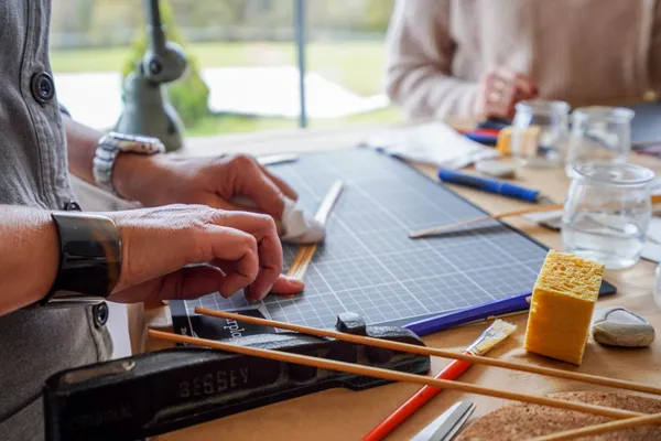 Wecandoo - Fabriquez vos patères en marqueterie de paille