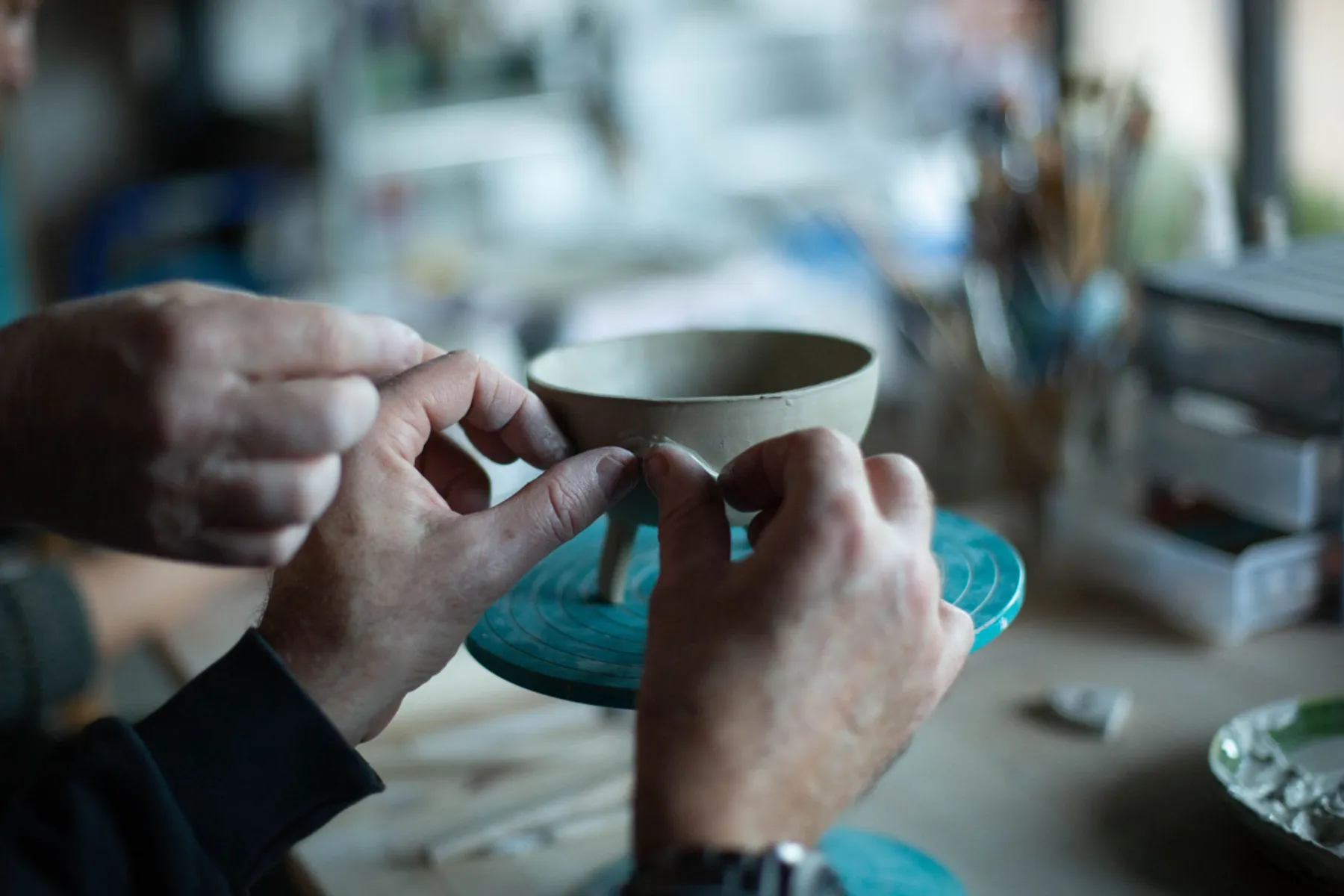 Modelez et décorez votre duo de bols en céramique - Image n°3 - Wecandoo