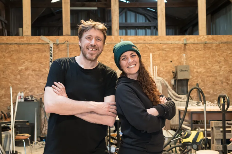 Kévin et Harmonie : Souffleurs de Verre à Finistère (29)
