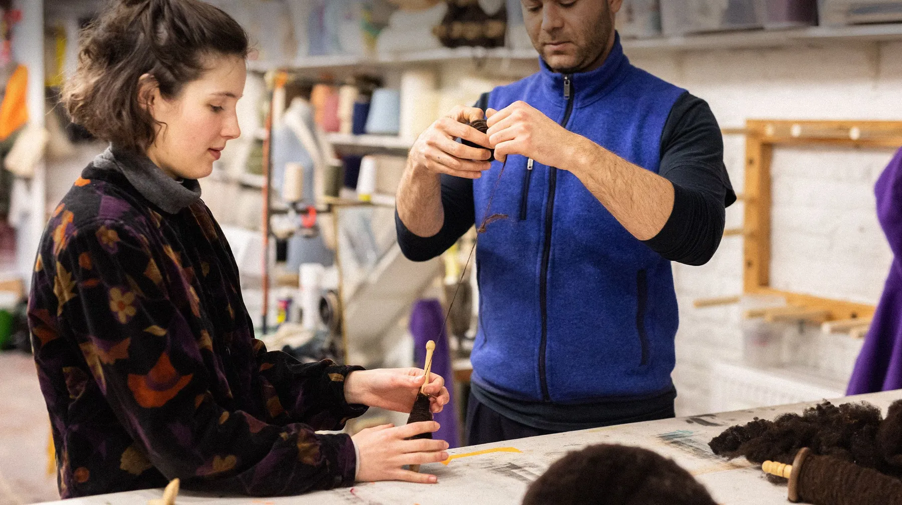Nos ateliers de filage du textile - Wecandoo