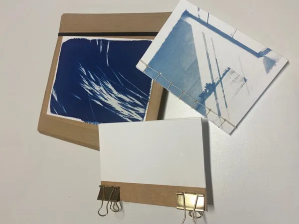 Wecandoo - Réalisez votre carnet en cyanotype