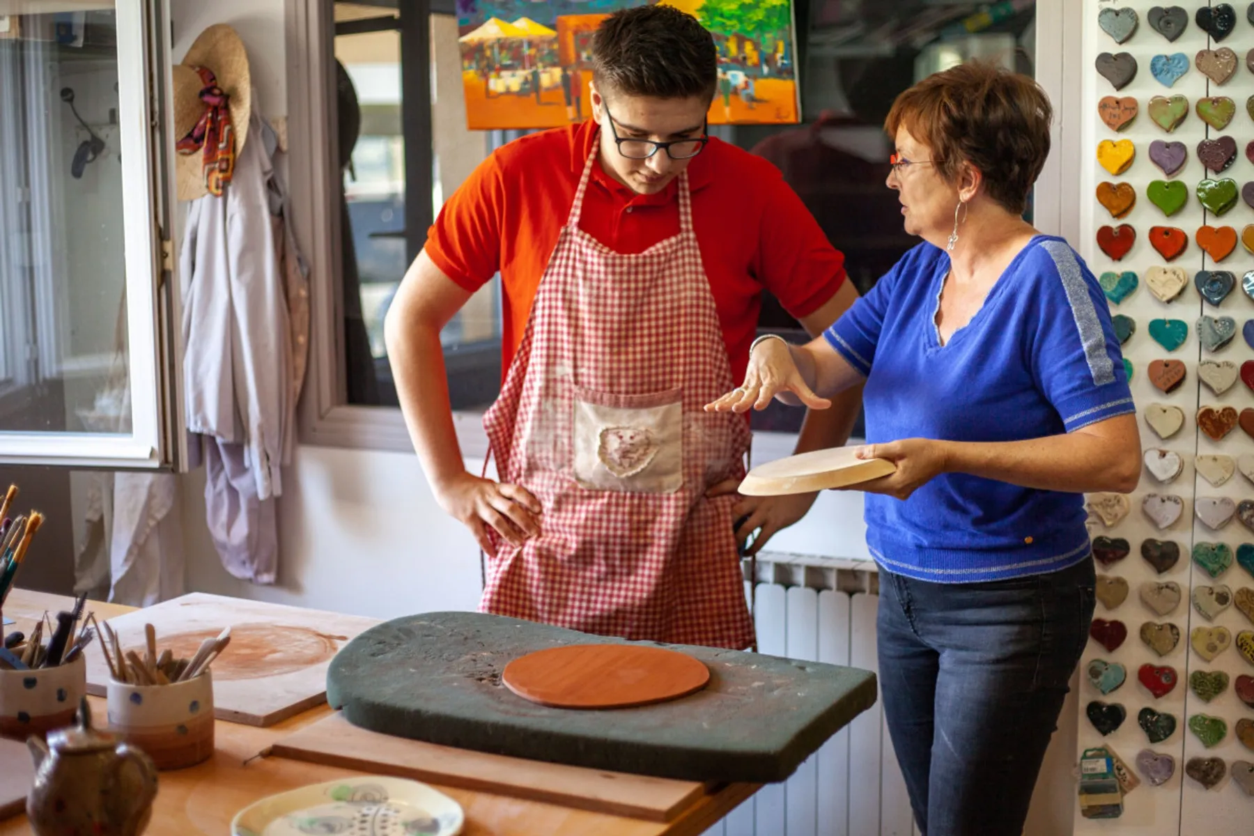 Modelez vos assiettes plates en céramique - Afbeelding nr. 1 - Wecandoo
